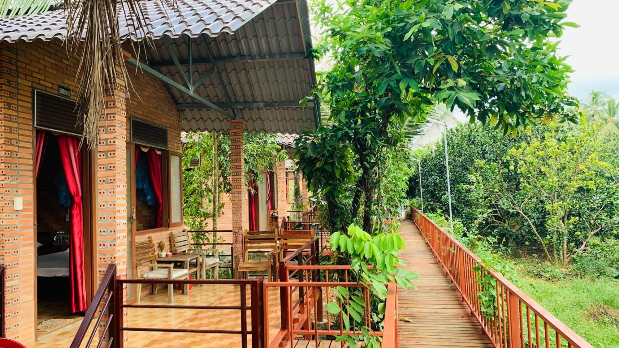 Gibbon Singing Home Stay Quan Tom Bagian luar foto