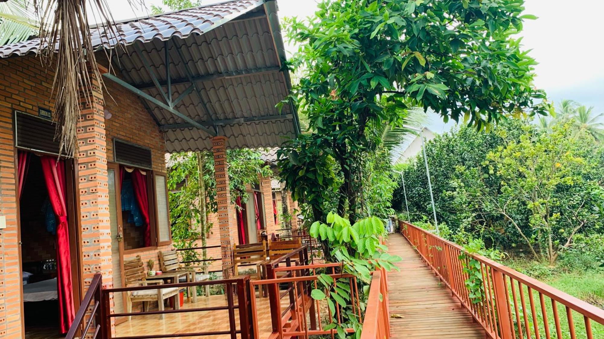 Gibbon Singing Home Stay Quan Tom Bagian luar foto